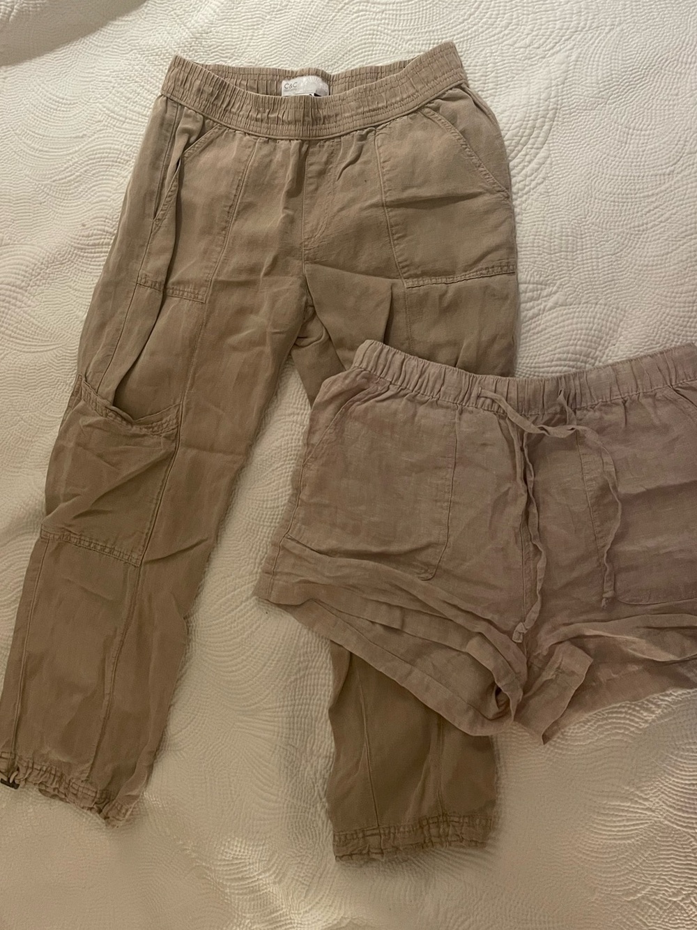 Linen pants and shorts